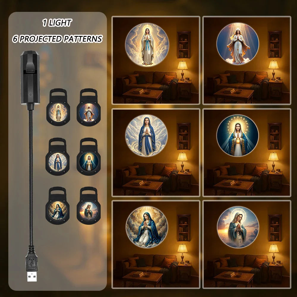 Mary Light Projector (6 slides)